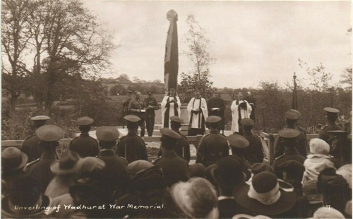 Wadhurst unveiling of - wadhurst.,