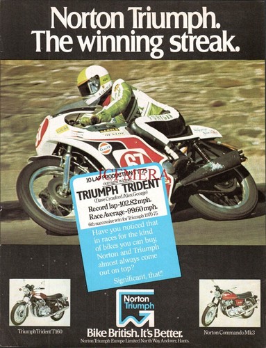 Triumph trident motor - motor, cycle
