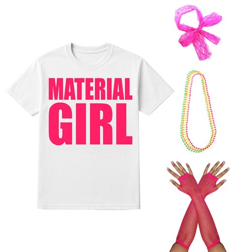 Ladies material girl - 80's,