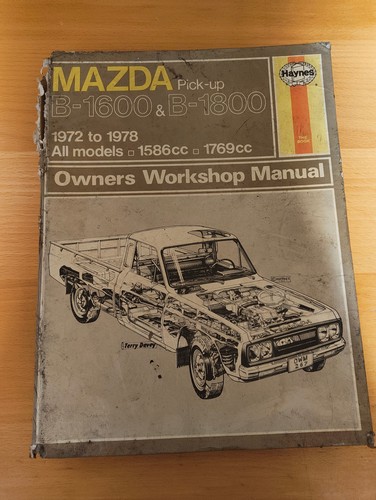 Haynes mazda pick 1600 - haynes,