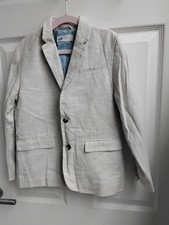 H M Boys Blazer Cream  Aged