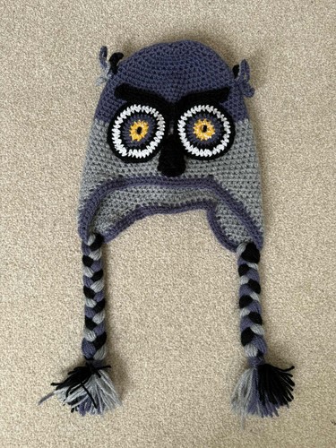 Hand crochet childs cute owl