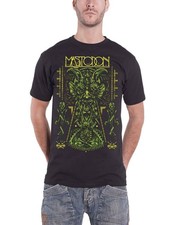 Mastodon T Shirt Devil On Black Band Logo Leviathan Official Mens Black