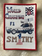 Smithy 391 Stuart Smith F1 Brisca Stock Car Stockcar Vintage Patch World Champ