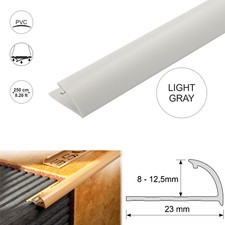 Round Edge PVC Tile Trim Quadrant 2.5 m – 8/10/12.5 mm Mix Colours