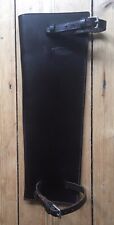 Dodd-Noble Dark Brown Leather Equestrian Saddle Scabbard Holder Pouch, L 36cm