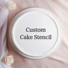 Personalised Custom Cake Stencil Name Stencil Cake Topper Custom Text Stencil