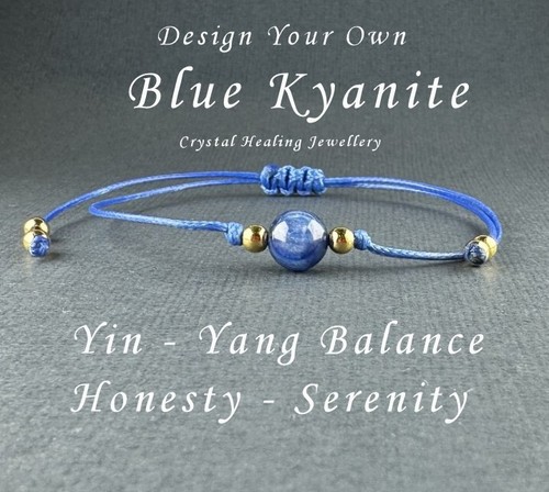 Blue kyanite crystal - blue, healing