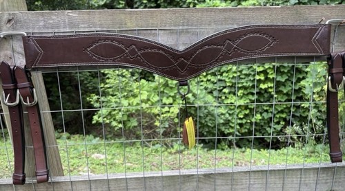 Top grain leather - barbed, wire