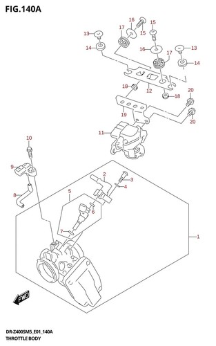 Suzuki genuine screw - screw, dr-z400