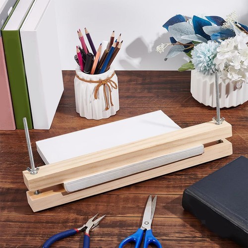 Handcrafted wooden book press - handcrafted,