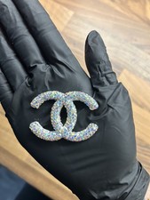 1x Large Multicoloured Diamante Flatback Charm. Junk Cases Jewellery Making UK