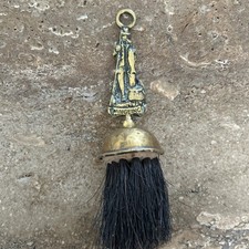 Vintage Antique Brass Angler