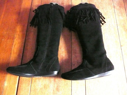 Nine west fringed knee high - fringed,