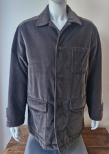 Marks & Spencer Cord Chore Mole Jacket/Coat Brown  L 41"-43"  Vintage 2001 Mens