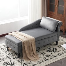 Velvet Chaise Longue, Lounge