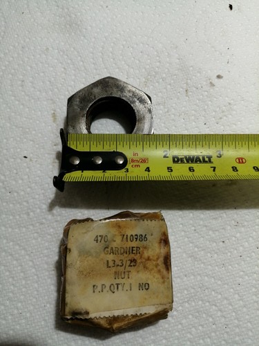 Gardner engine nut - gardner,