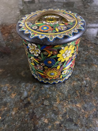 Vtg 60s embossed enamel - vtg,