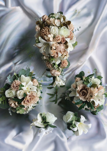 Wedding bouquets silk - wedding,