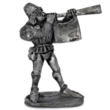 Medieval herald blowing - medieval,