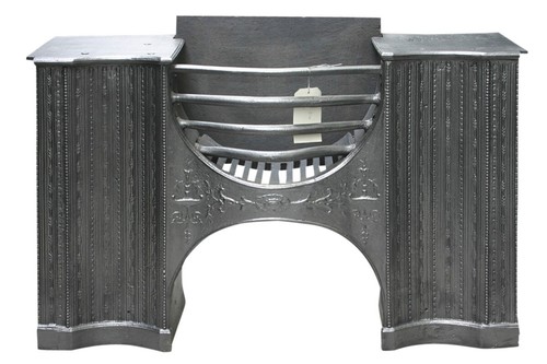 Georgian cast iron fireplace