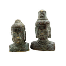 Antique Oriental Bronze Buddha