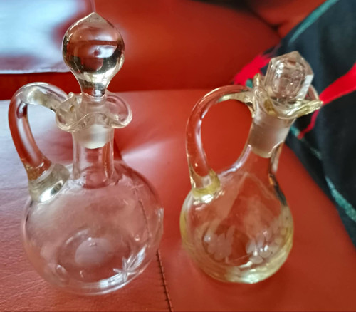 Vintage vinaigrette glass - 2,