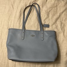 Light Blue Coach Tote Bag