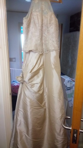 Ivory wedding dress size - ivory, by