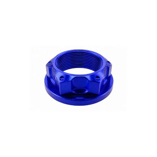 Blue top yoke nut - top,