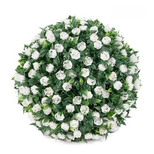 Artificial topiary rose balls - artificial,