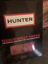 Hunter Red Welly Socks Size M