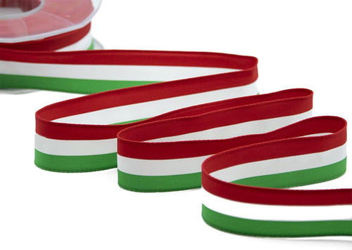 Satin italian flag ribbon - -,