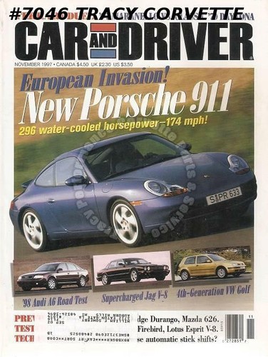 November 1997 car and driver - 1997,