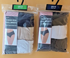 Pack of 3 Ladies full briefs