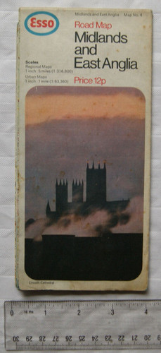 1969 esso road map - 1969,