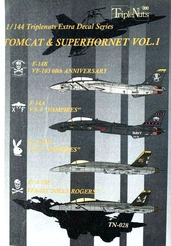 144 decals tomcats super - 1/144,