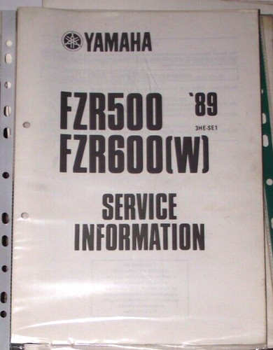 Yamaha fzr500 fzr600w 1989 - /,