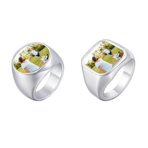 Personalised photo rings for - personalised,