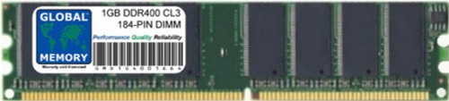 1gb ddr 400mhz pc3200 184 - 1gb,