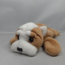 1996 Ty Beanie Babies - Wrinkles- Plush Soft Toy Regular 8" English Bulldog Dog