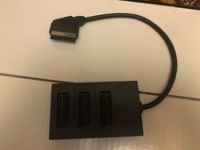 3 Way Scart Splitter 0.5m Lead