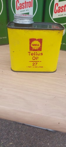 Vintage shell tellus oil - tellus, one