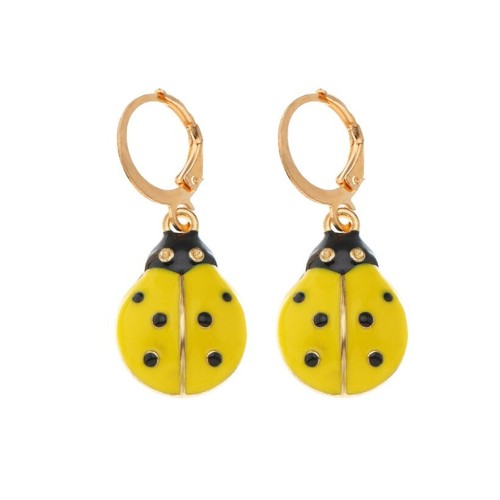 5cm yellow gold ladybird - 3.5cm,