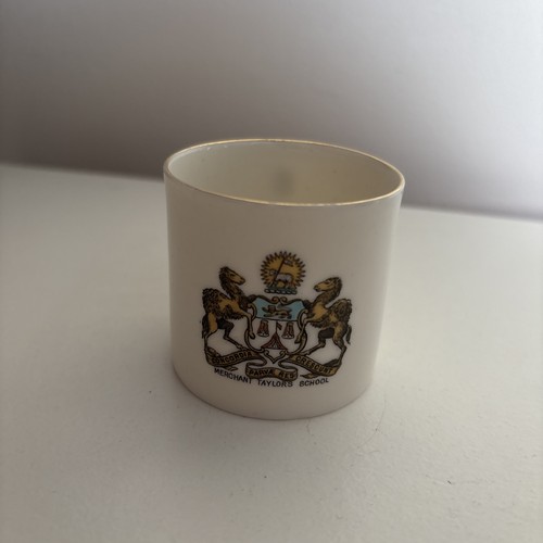 Goss crested china cup - w,