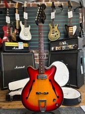 Fender Coronado I Sunburst 1966 Hollow Electric Guitar