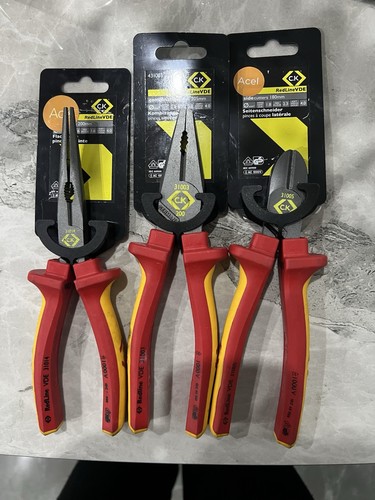 Vde plier set 3pc - ck,