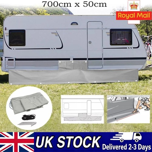 Caravan awning draught skirt - caravan,