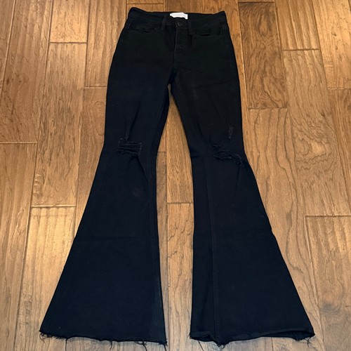 Vervet blue flare jeans - flare,