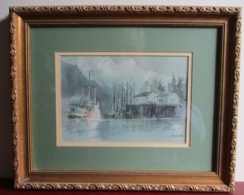 Watercolour canadian artist - by,